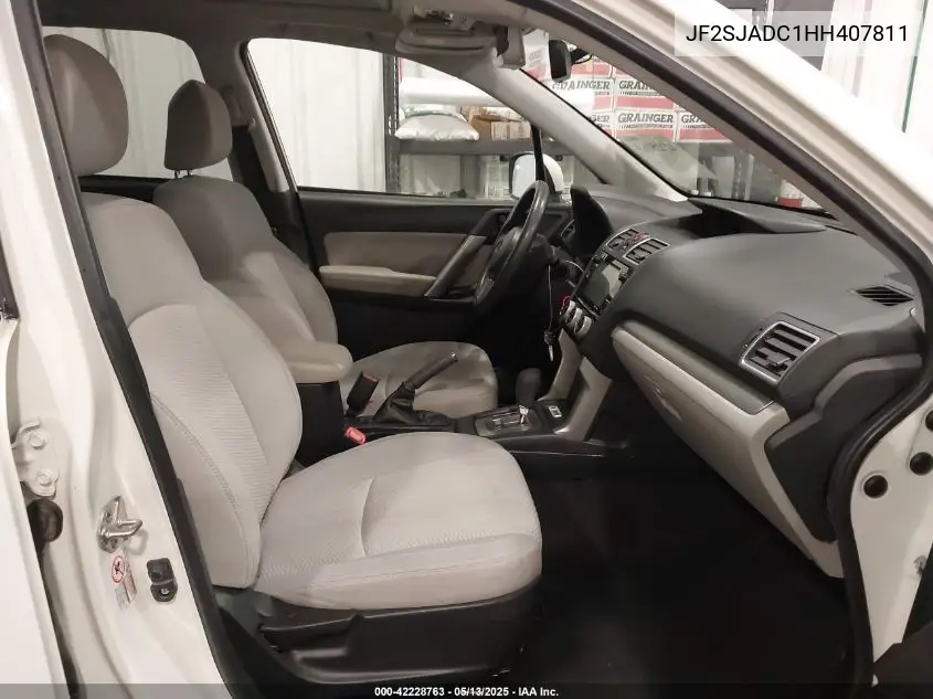 2017 Subaru Forester 2.5I Premium VIN: JF2SJADC1HH407811 Lot: 42228763