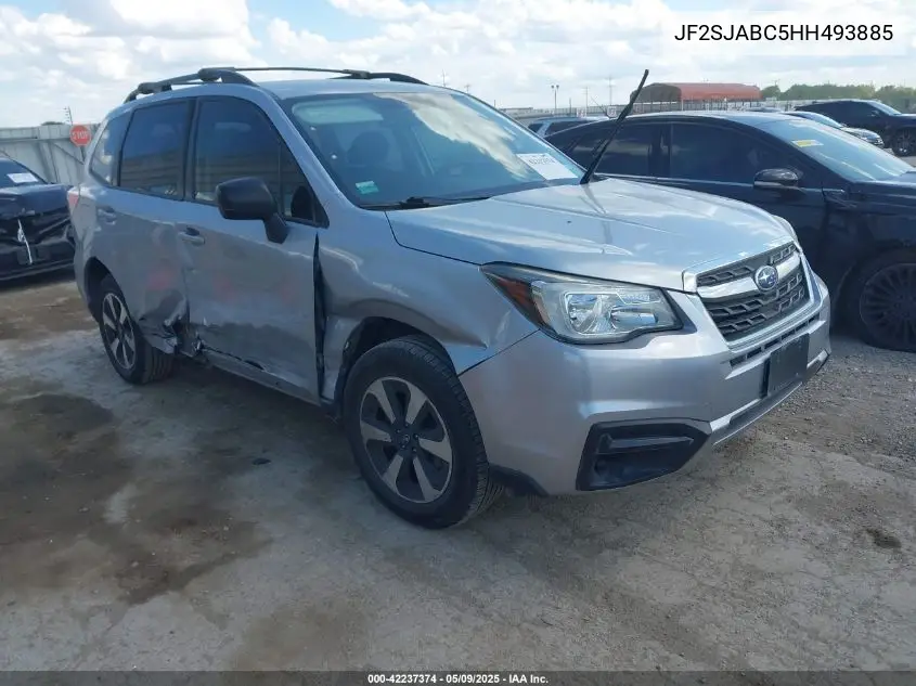 2017 Subaru Forester 2.5I VIN: JF2SJABC5HH493885 Lot: 42237374