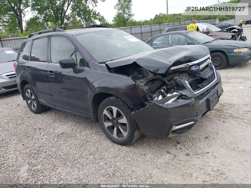 2017 Subaru Forester 2.5I Limited VIN: JF2SJARC1HH519727 Lot: 42241611