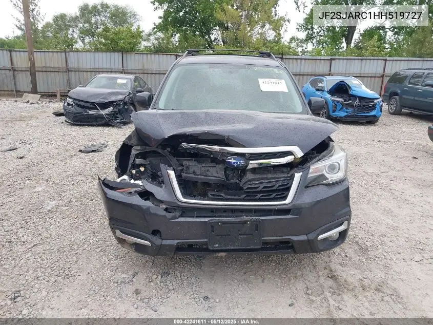 2017 Subaru Forester 2.5I Limited VIN: JF2SJARC1HH519727 Lot: 42241611