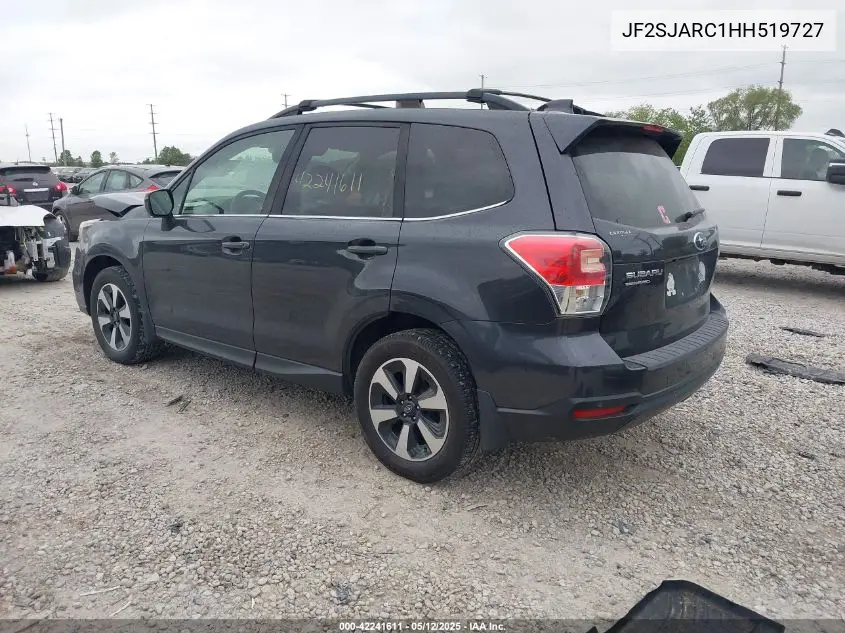 2017 Subaru Forester 2.5I Limited VIN: JF2SJARC1HH519727 Lot: 42241611