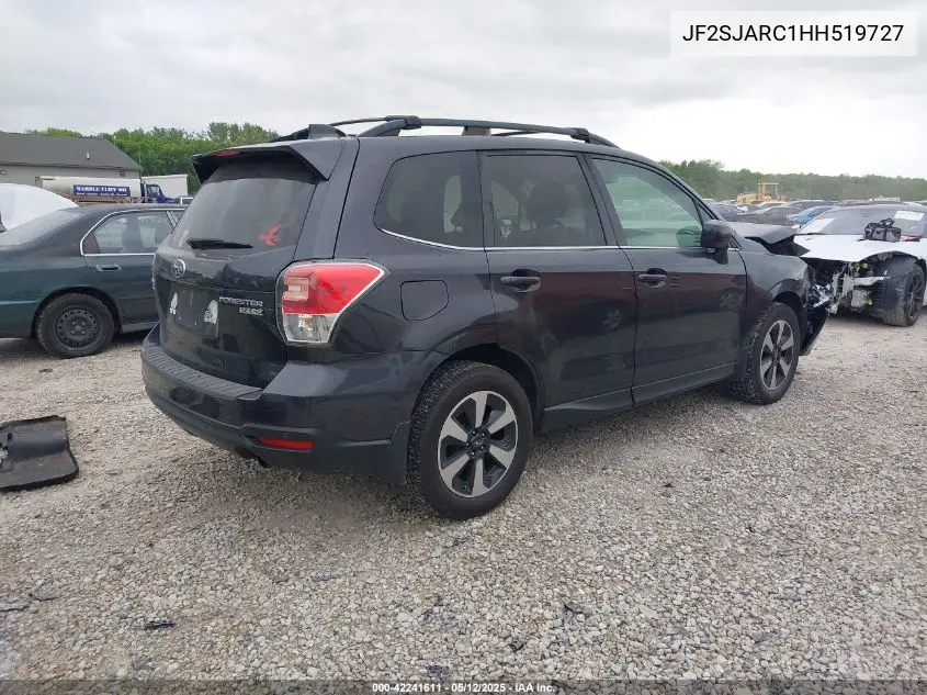 2017 Subaru Forester 2.5I Limited VIN: JF2SJARC1HH519727 Lot: 42241611