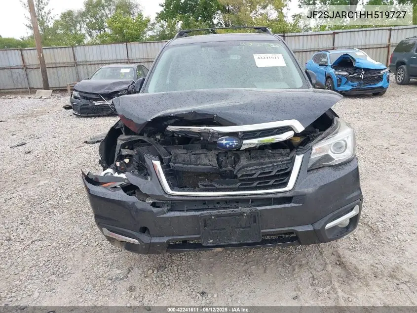 2017 Subaru Forester 2.5I Limited VIN: JF2SJARC1HH519727 Lot: 42241611