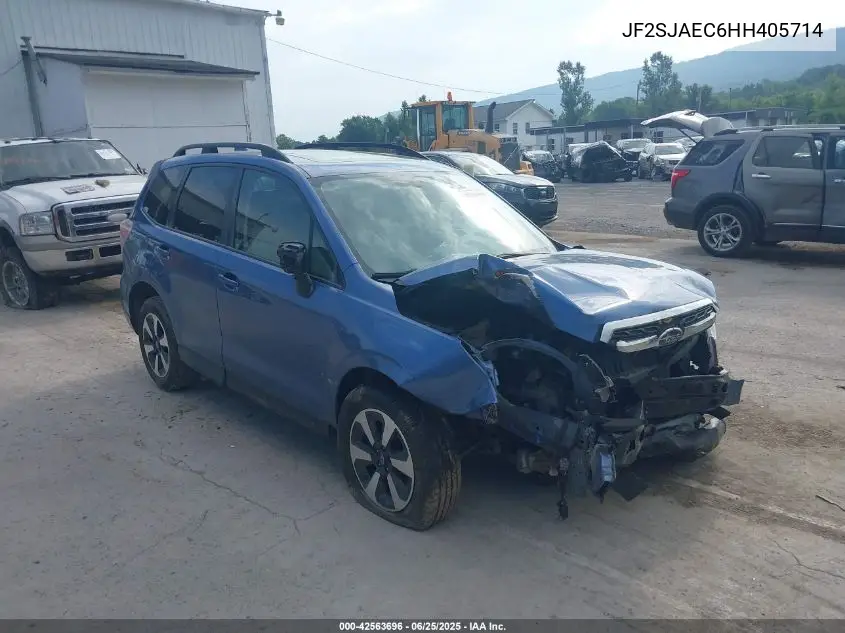 2017 Subaru Forester 2.5I Premium VIN: JF2SJAEC6HH405714 Lot: 42563696