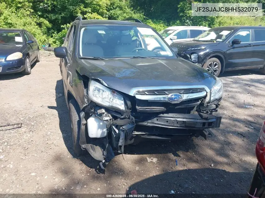 jf2sjajc8hh532079 JF2SJAJC8HH532079 2017 Subaru Forester 2.5I Limited