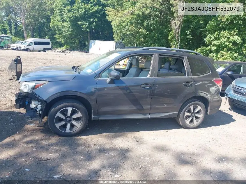 jf2sjajc8hh532079 JF2SJAJC8HH532079 2017 Subaru Forester 2.5I Limited
