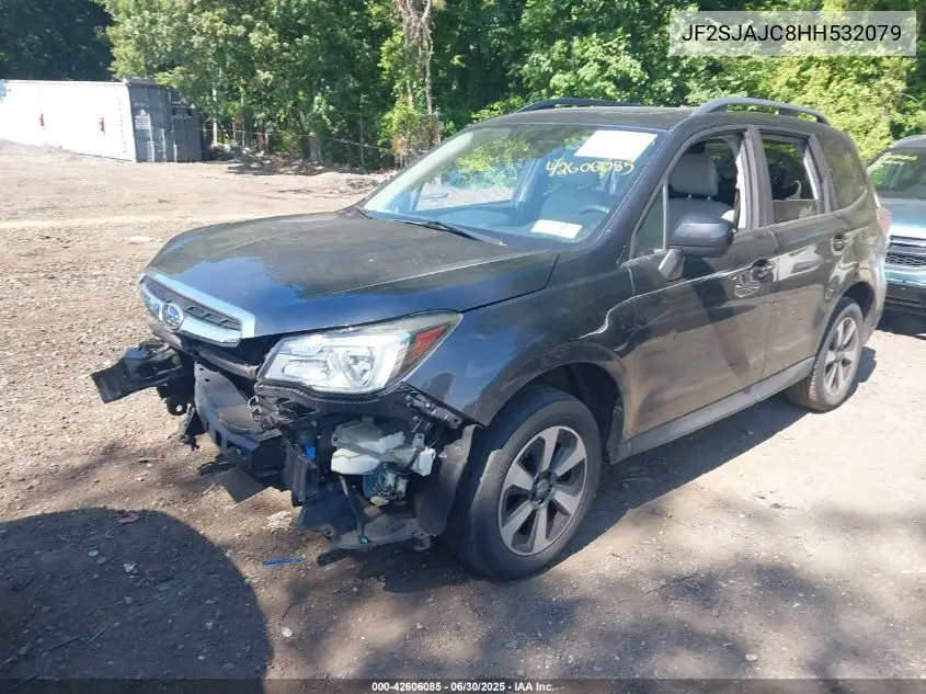 jf2sjajc8hh532079 JF2SJAJC8HH532079 2017 Subaru Forester 2.5I Limited