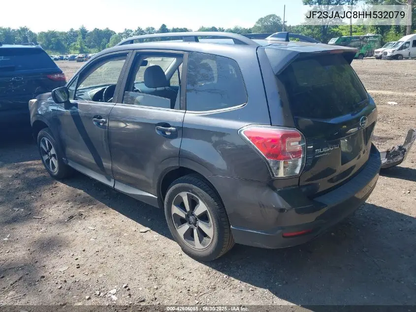 jf2sjajc8hh532079 JF2SJAJC8HH532079 2017 Subaru Forester 2.5I Limited