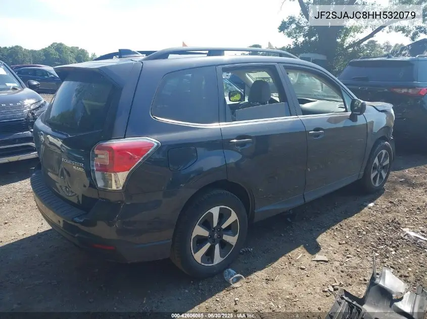 jf2sjajc8hh532079 JF2SJAJC8HH532079 2017 Subaru Forester 2.5I Limited