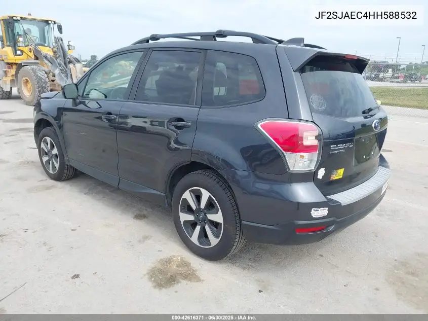 2017 Subaru Forester 2.5I Premium VIN: JF2SJAEC4HH588532 Lot: 42616371