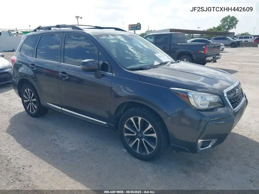 2017 Subaru Forester Touring VIN: JF2SJGTCXHH442609 Lot: 42619656