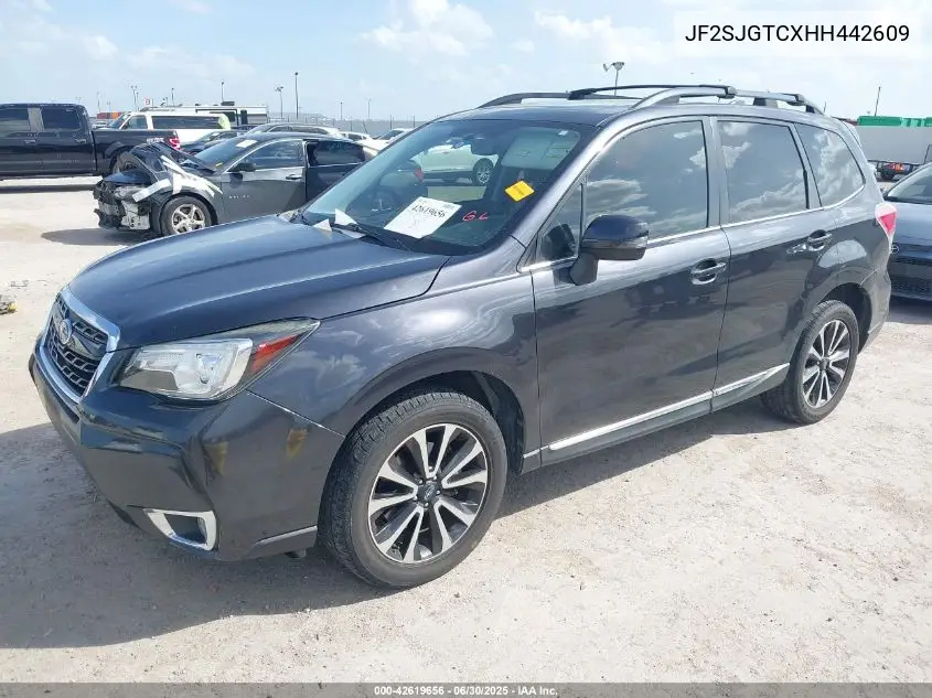 2017 Subaru Forester Touring VIN: JF2SJGTCXHH442609 Lot: 42619656