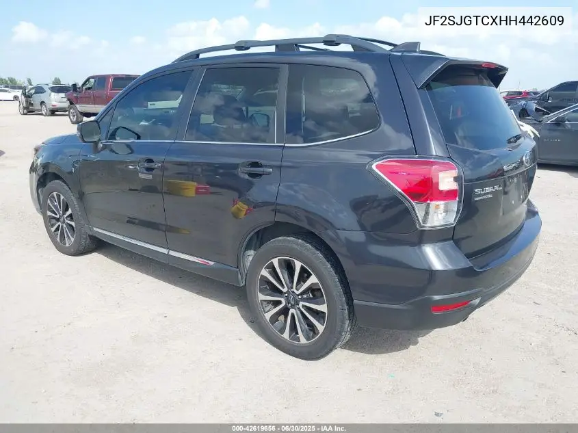 2017 Subaru Forester Touring VIN: JF2SJGTCXHH442609 Lot: 42619656
