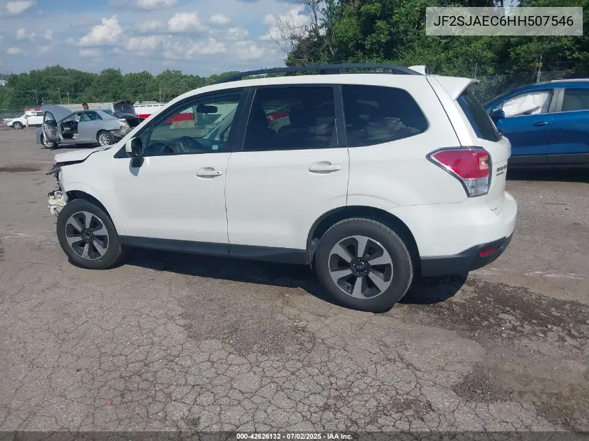 2017 Subaru Forester 2.5I Premium VIN: JF2SJAEC6HH507546 Lot: 42626132