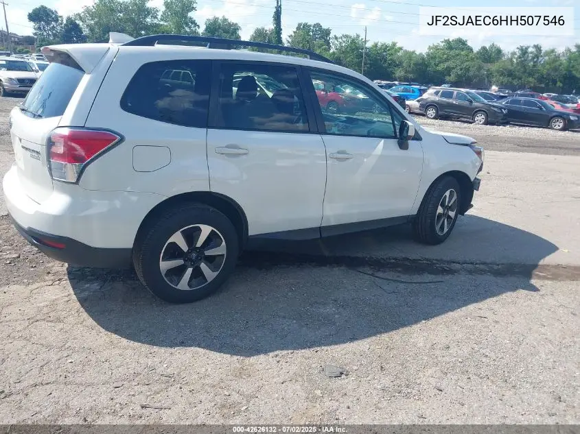 2017 Subaru Forester 2.5I Premium VIN: JF2SJAEC6HH507546 Lot: 42626132