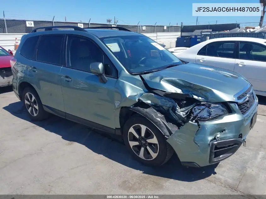 jf2sjagc6hh487005 JF2SJAGC6HH487005 2017 Subaru Forester 2.5I Premium