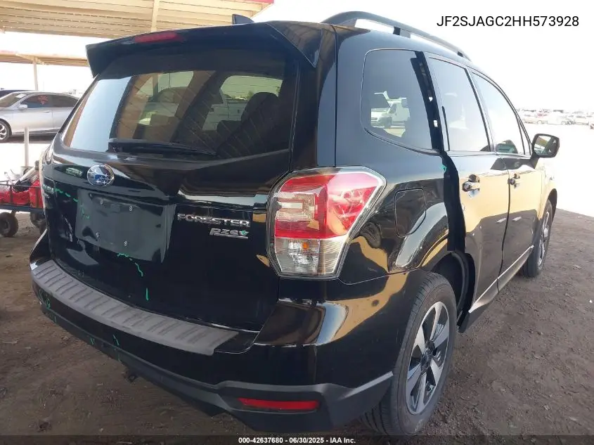 2017 Subaru Forester 2.5I Premium VIN: JF2SJAGC2HH573928 Lot: 42637680