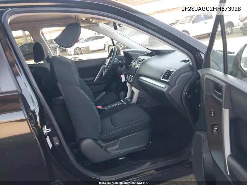 2017 Subaru Forester 2.5I Premium VIN: JF2SJAGC2HH573928 Lot: 42637680