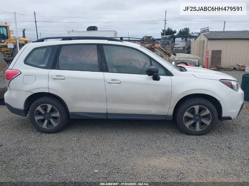 2017 Subaru Forester 2.5I VIN: JF2SJABC6HH479591 Lot: 42661697