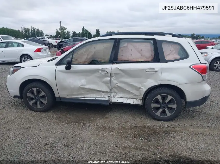 2017 Subaru Forester 2.5I VIN: JF2SJABC6HH479591 Lot: 42661697