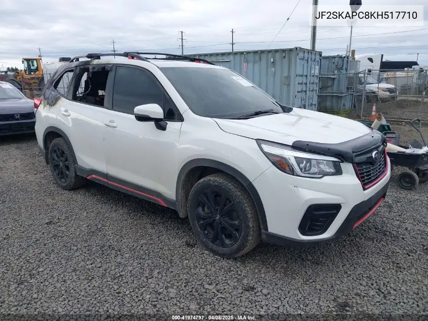 2019 Subaru Forester Sport VIN: JF2SKAPC8KH517710 Lot: 41974797