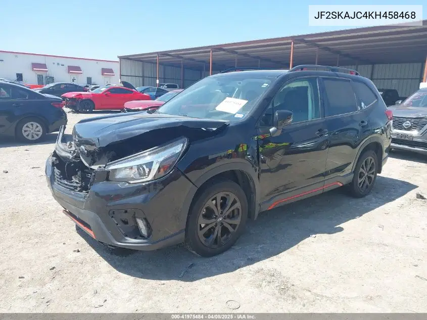 2019 Subaru Forester Sport VIN: JF2SKAJC4KH458468 Lot: 41975484