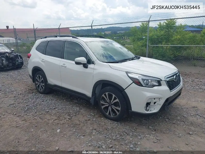 JF2SKAUC0KH535445 2019 Subaru Forester Limited