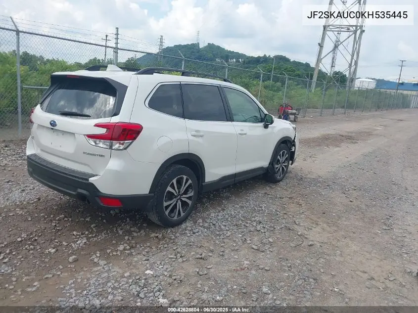 JF2SKAUC0KH535445 2019 Subaru Forester Limited