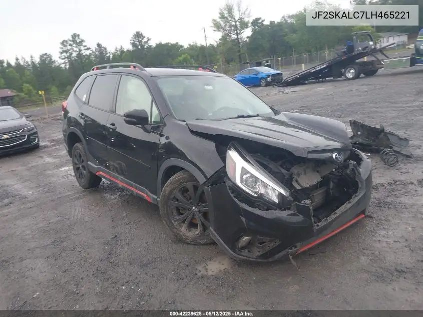 2020 Subaru Forester Sport VIN: JF2SKALC7LH465221 Lot: 42239625