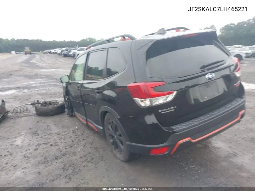 2020 Subaru Forester Sport VIN: JF2SKALC7LH465221 Lot: 42239625