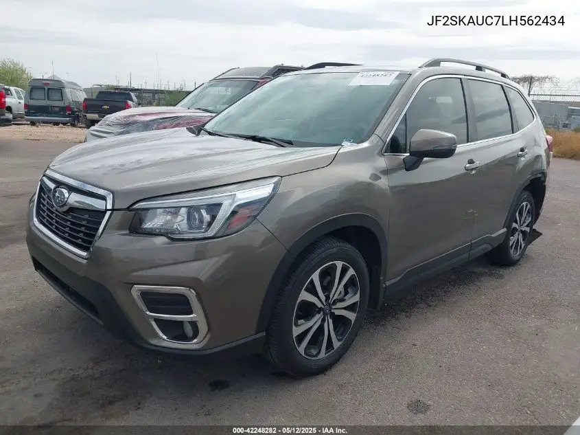 2020 Subaru Forester Limited VIN: JF2SKAUC7LH562434 Lot: 42248282