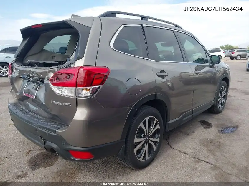 2020 Subaru Forester Limited VIN: JF2SKAUC7LH562434 Lot: 42248282