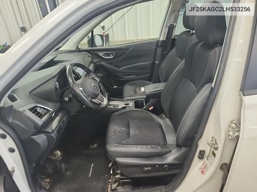2020 Subaru Forester Premium VIN: JF2SKAGC2LH533256 Lot: 42269539