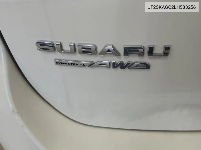 2020 Subaru Forester Premium VIN: JF2SKAGC2LH533256 Lot: 42269539