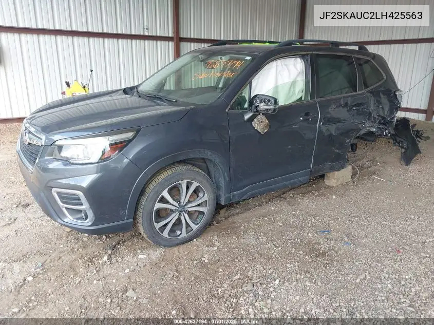 2020 Subaru Forester Limited VIN: JF2SKAUC2LH425563 Lot: 42637194