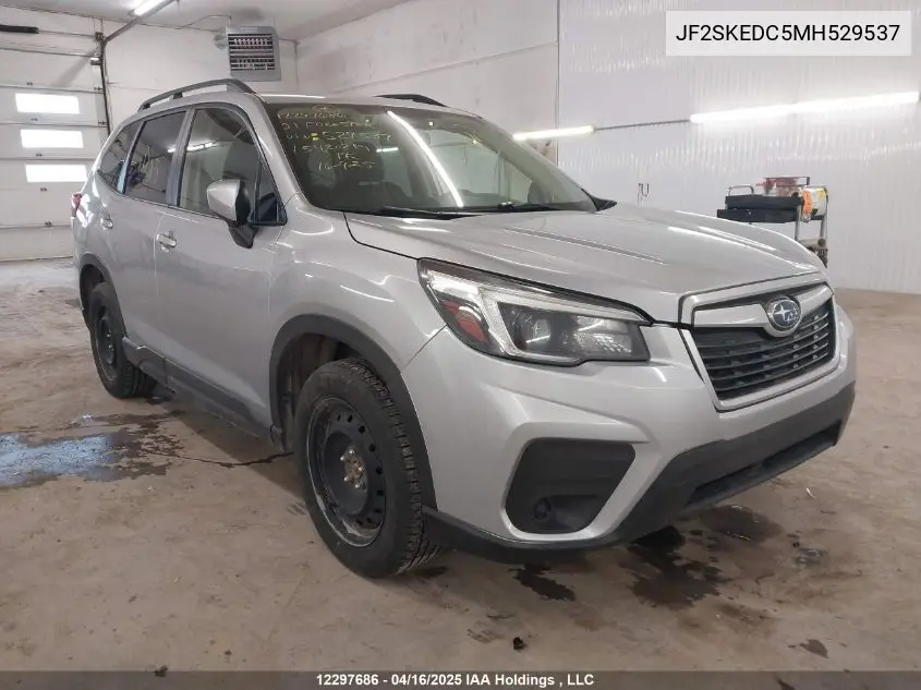 2021 Subaru Forester Premium VIN: JF2SKEDC5MH529537 Lot: 12297686