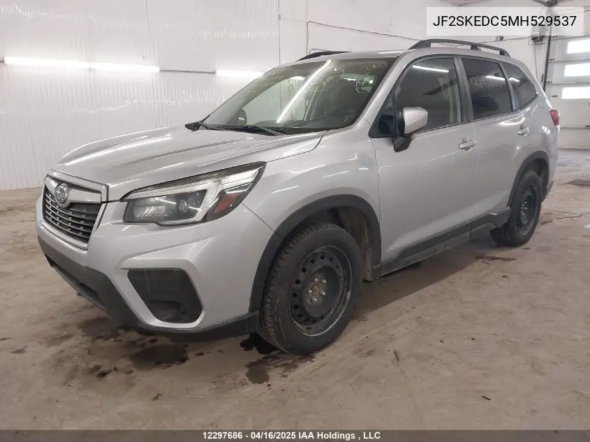 2021 Subaru Forester Premium VIN: JF2SKEDC5MH529537 Lot: 12297686