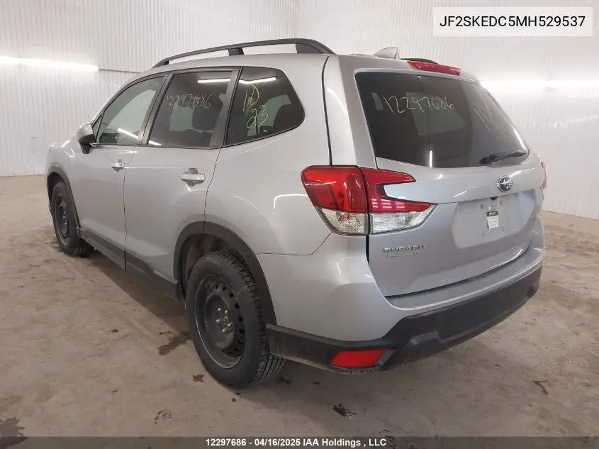 2021 Subaru Forester Premium VIN: JF2SKEDC5MH529537 Lot: 12297686