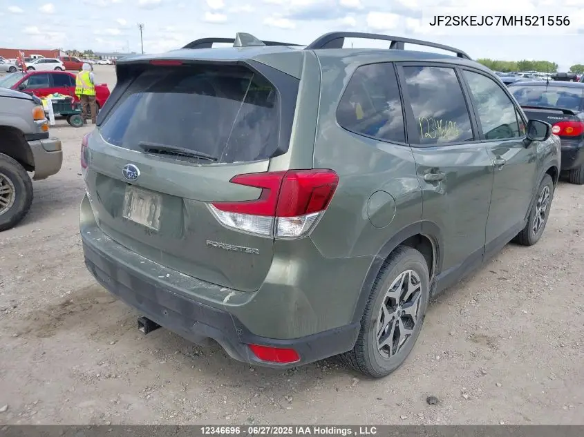 2021 Subaru Forester Touring VIN: JF2SKEJC7MH521556 Lot: 12346696