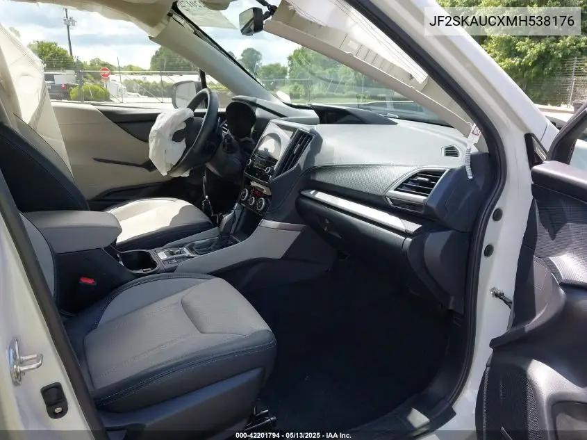2021 Subaru Forester Limited VIN: JF2SKAUCXMH538176 Lot: 42201794