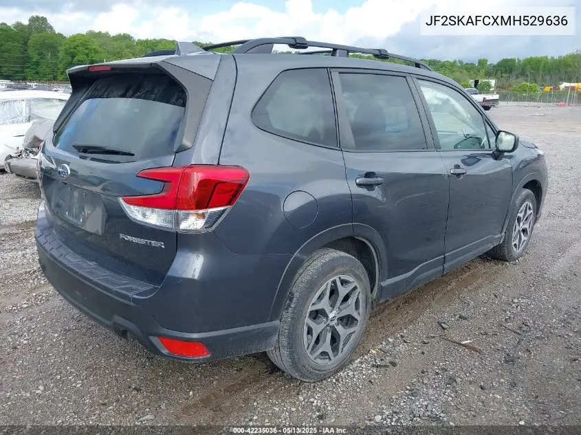 2021 Subaru Forester Premium VIN: JF2SKAFCXMH529636 Lot: 42235036