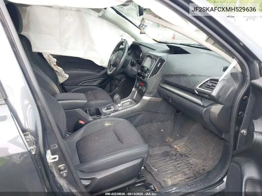 2021 Subaru Forester Premium VIN: JF2SKAFCXMH529636 Lot: 42235036