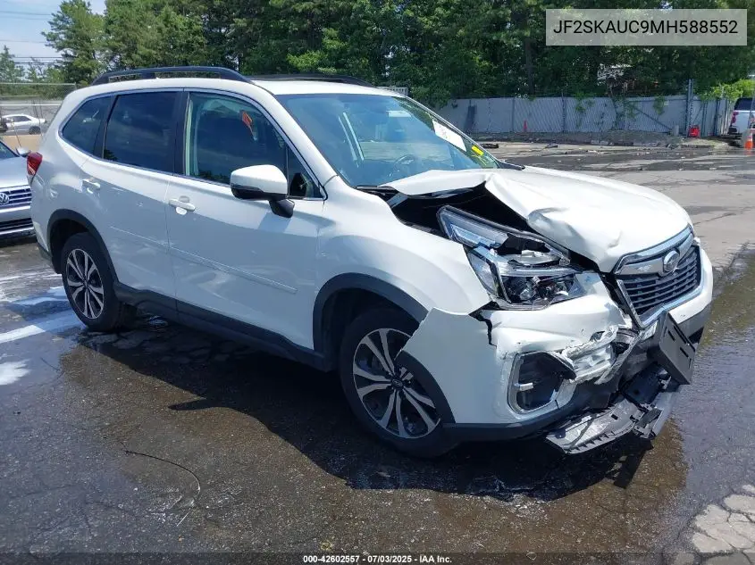 2021 Subaru Forester Limited VIN: JF2SKAUC9MH588552 Lot: 42602557