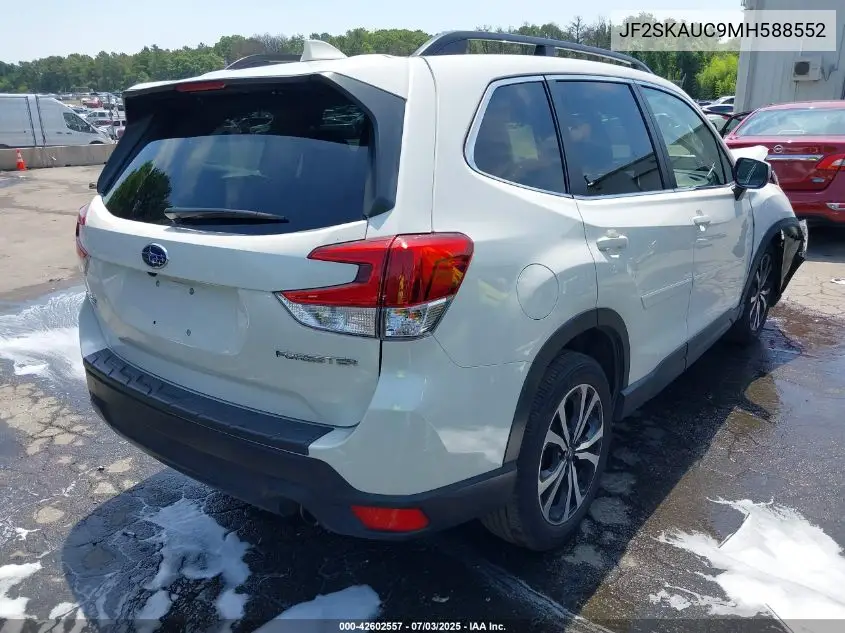 2021 Subaru Forester Limited VIN: JF2SKAUC9MH588552 Lot: 42602557