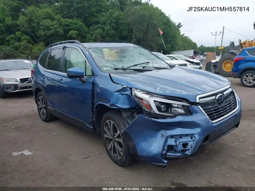 2021 Subaru Forester Limited VIN: JF2SKAUC1MH557814 Lot: 42615759