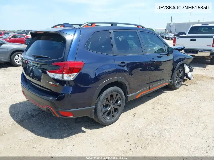 2022 Subaru Forester Sport VIN: JF2SKAJC7NH515850 Lot: 42039132