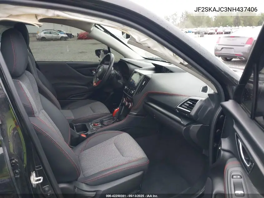 2022 Subaru Forester Sport VIN: JF2SKAJC3NH437406 Lot: 42250381
