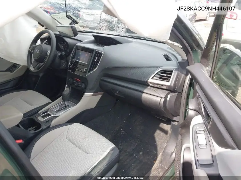 2022 Subaru Forester VIN: JF2SKACC9NH446107 Lot: 42579560