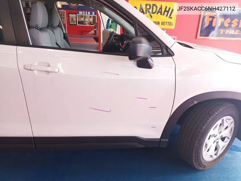 2022 Subaru Forester VIN: JF2SKACC6NH427112 Lot: 42679164