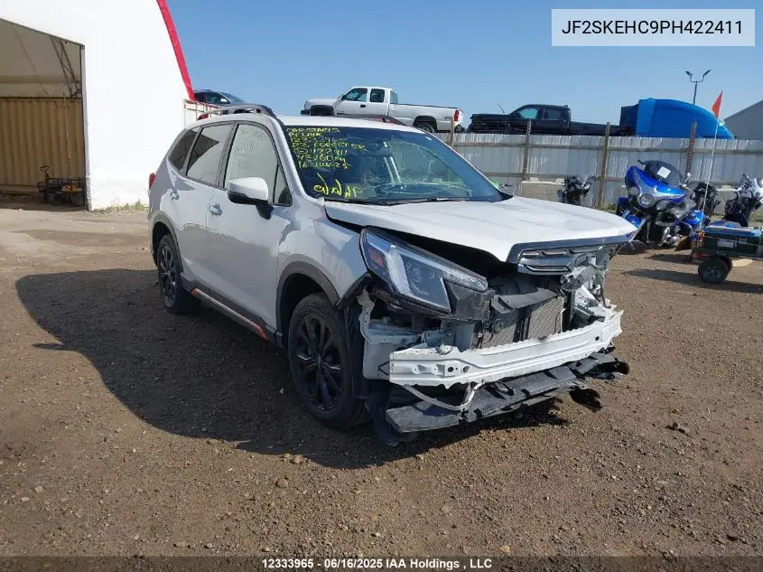 2023 Subaru Forester Sport VIN: JF2SKEHC9PH422411 Lot: 12333965